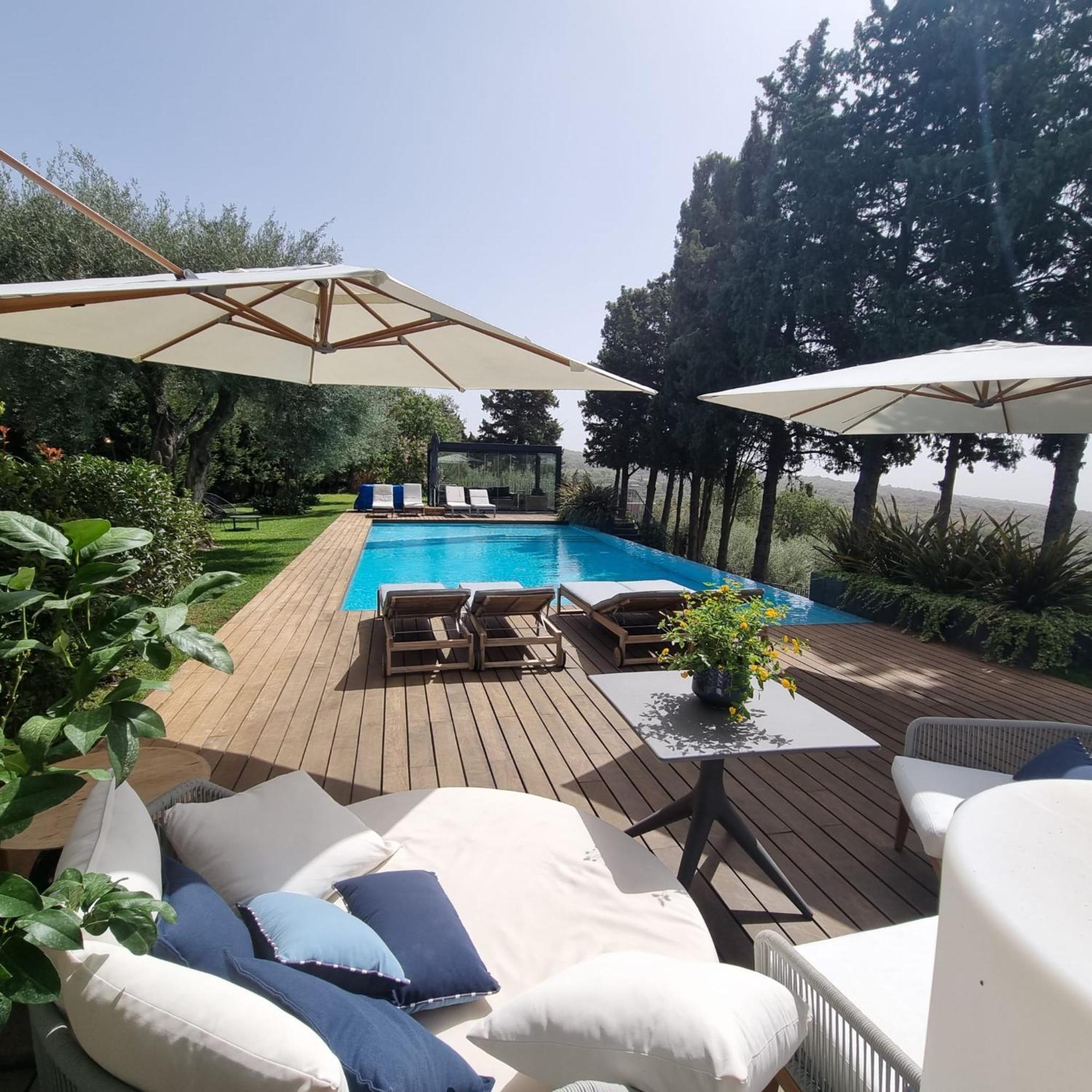 Scialaj Villa Di Lusso Sull'Etna Con Piscina E Vista Mare Ragalna Exterior foto
